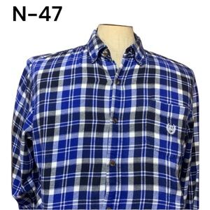 SzXL Chaps Flannel Button Down Shirt